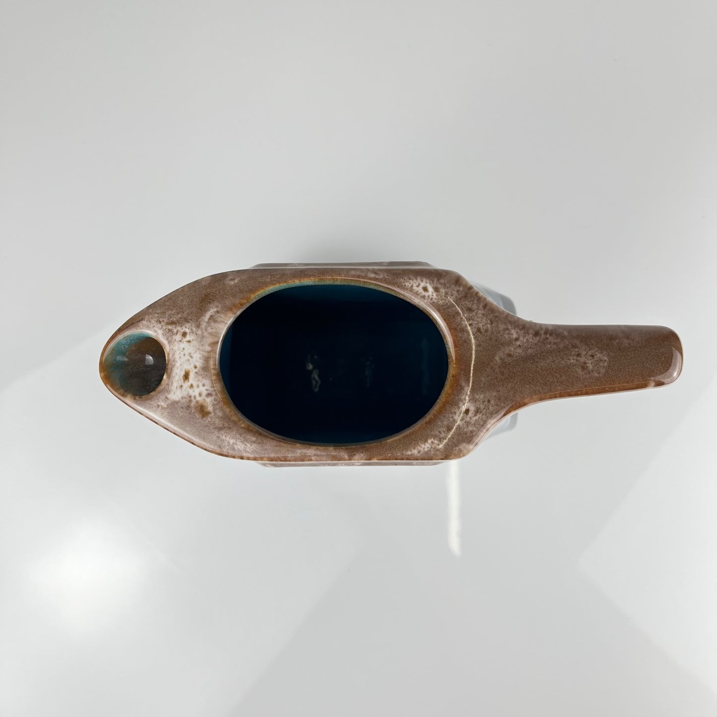 Cruche en céramique émaillé flammé, 1960, style Vallauris