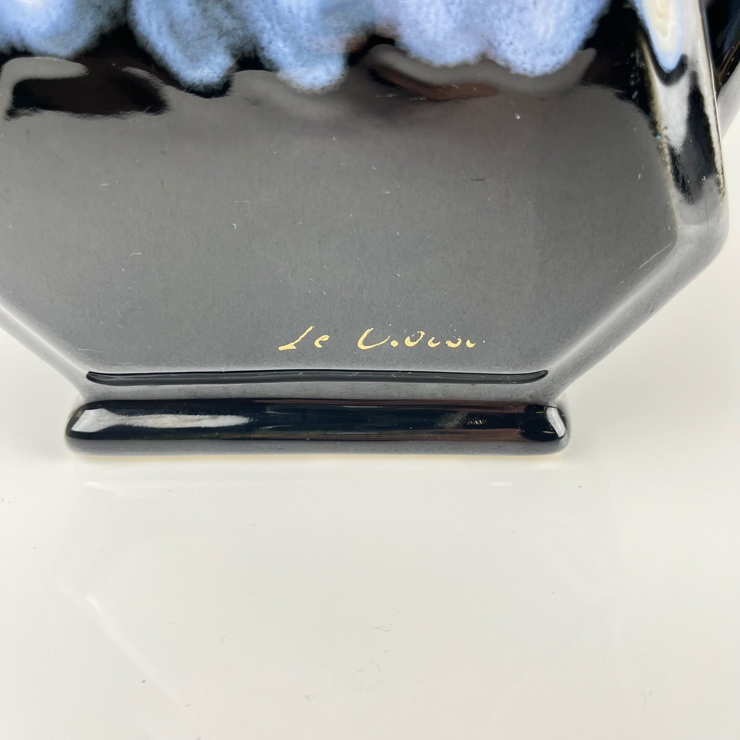 Cruche en céramique émaillé flammé, 1960, style Vallauris