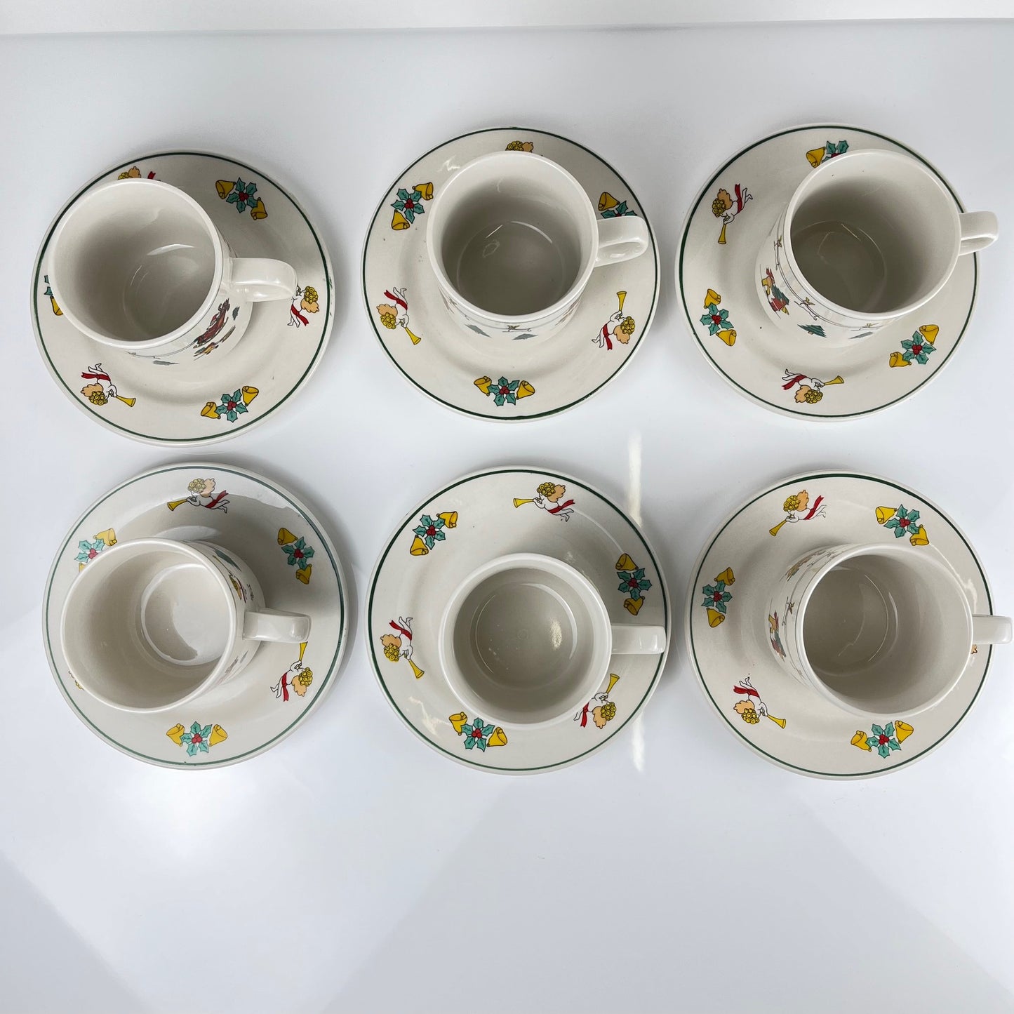 Set de tasses a café/thé de noël , 1980