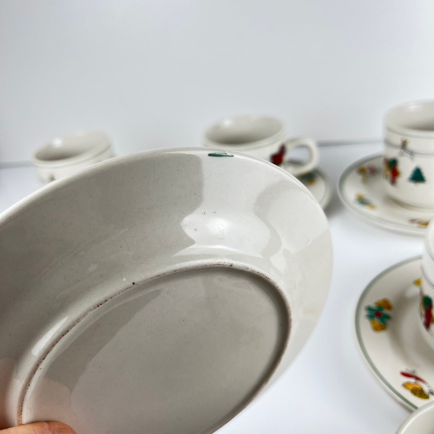 Set de tasses a café/thé de noël , 1980