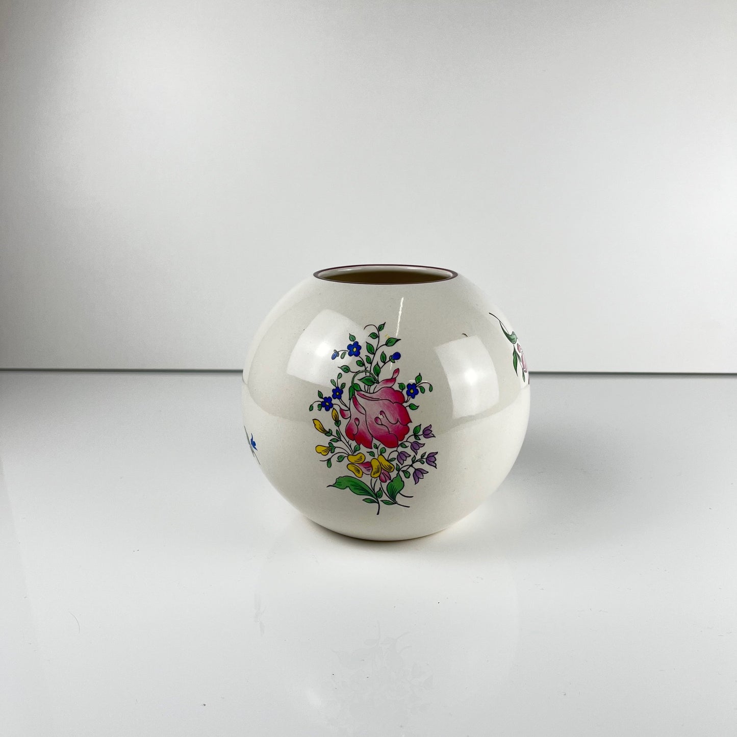 Vase boule KG Lunéville, modèle Réverbère