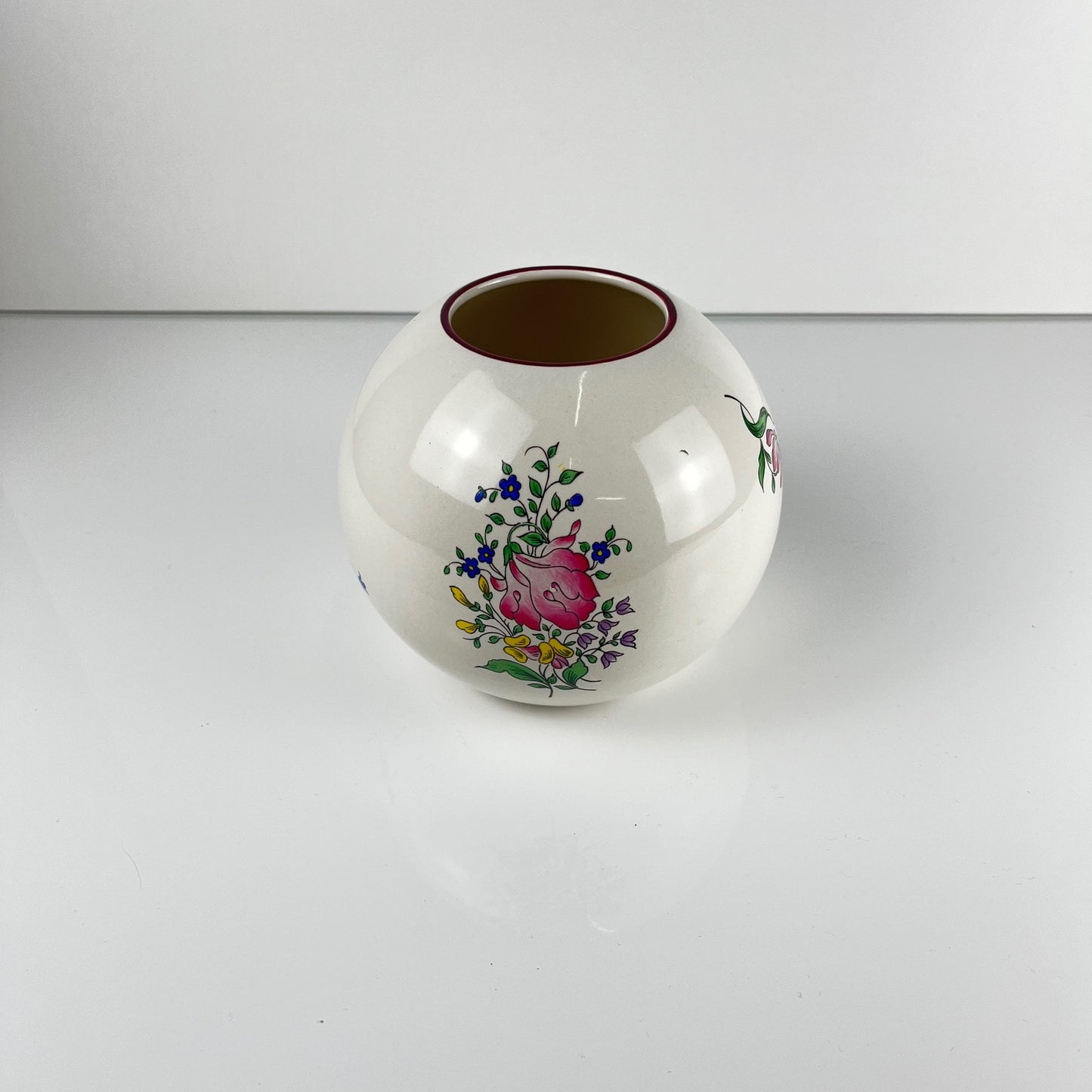 Vase boule KG Lunéville, modèle Réverbère