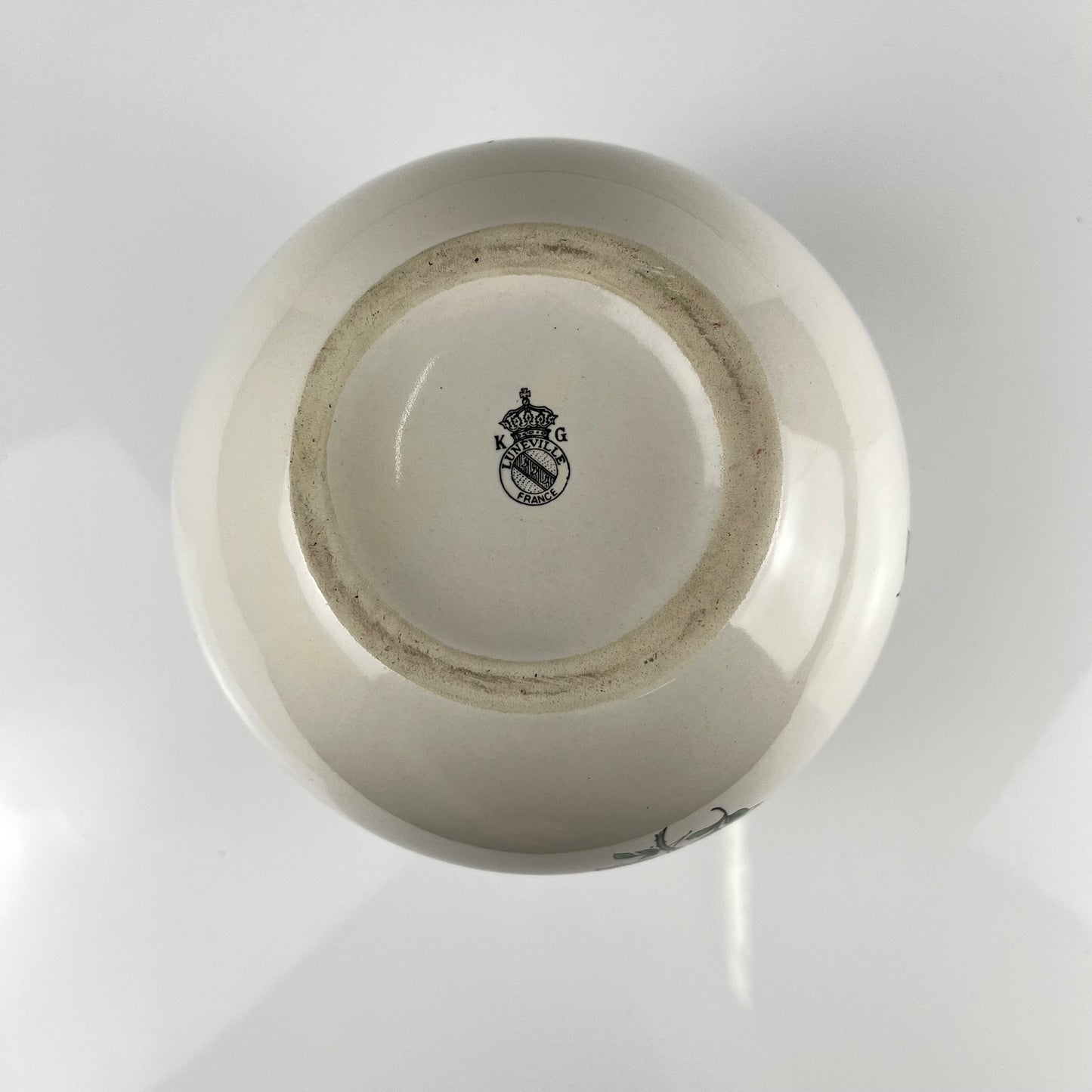Vase boule KG Lunéville, modèle Réverbère
