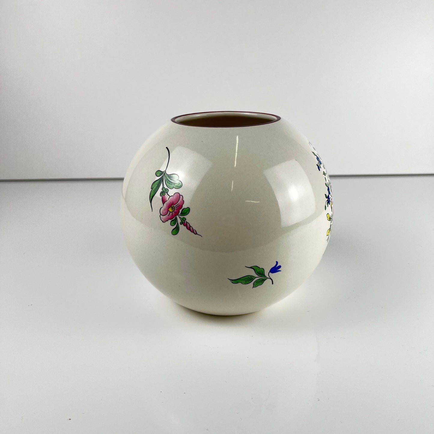 Vase boule KG Lunéville, modèle Réverbère
