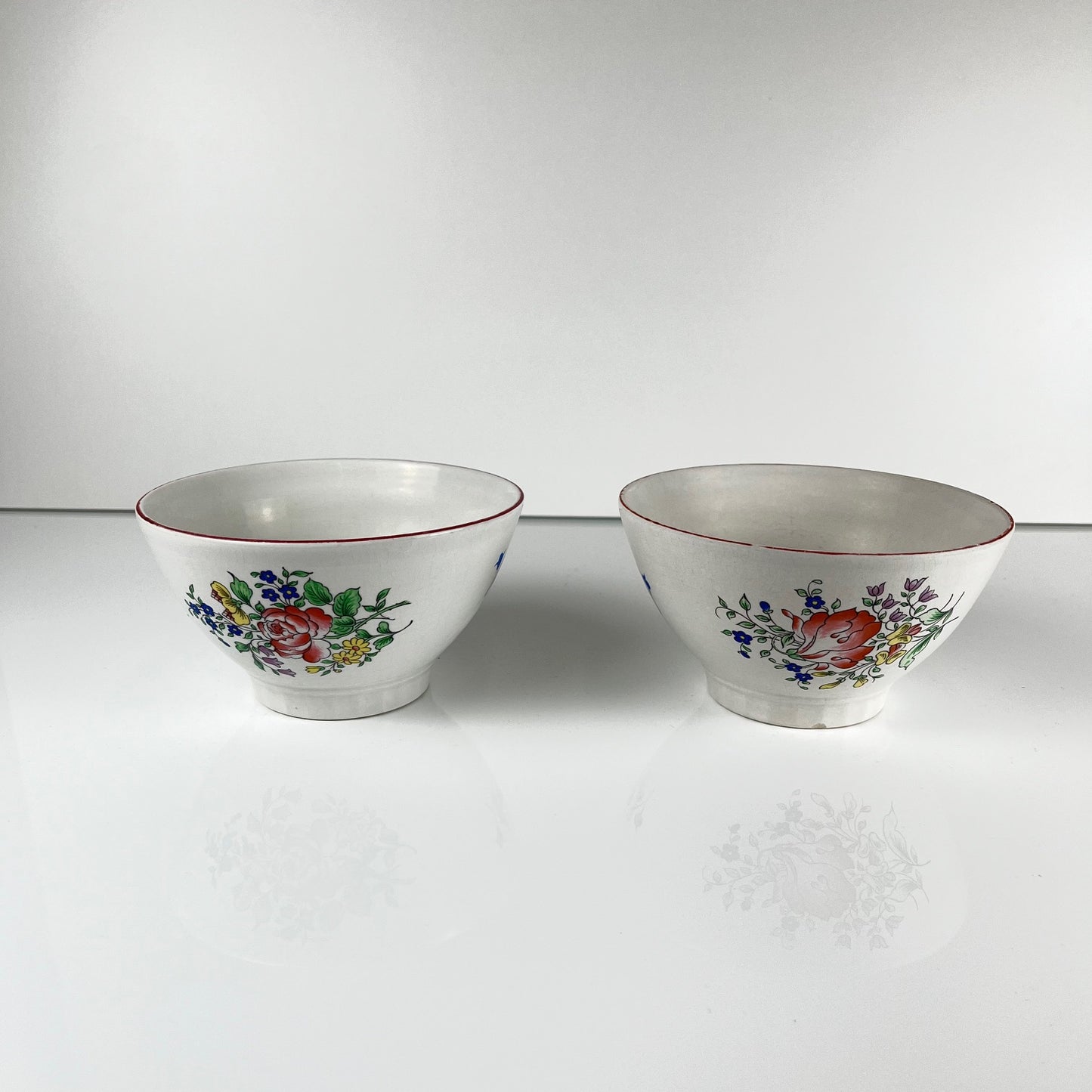 Set de 2 bols KG Lunéville modèle réverbère