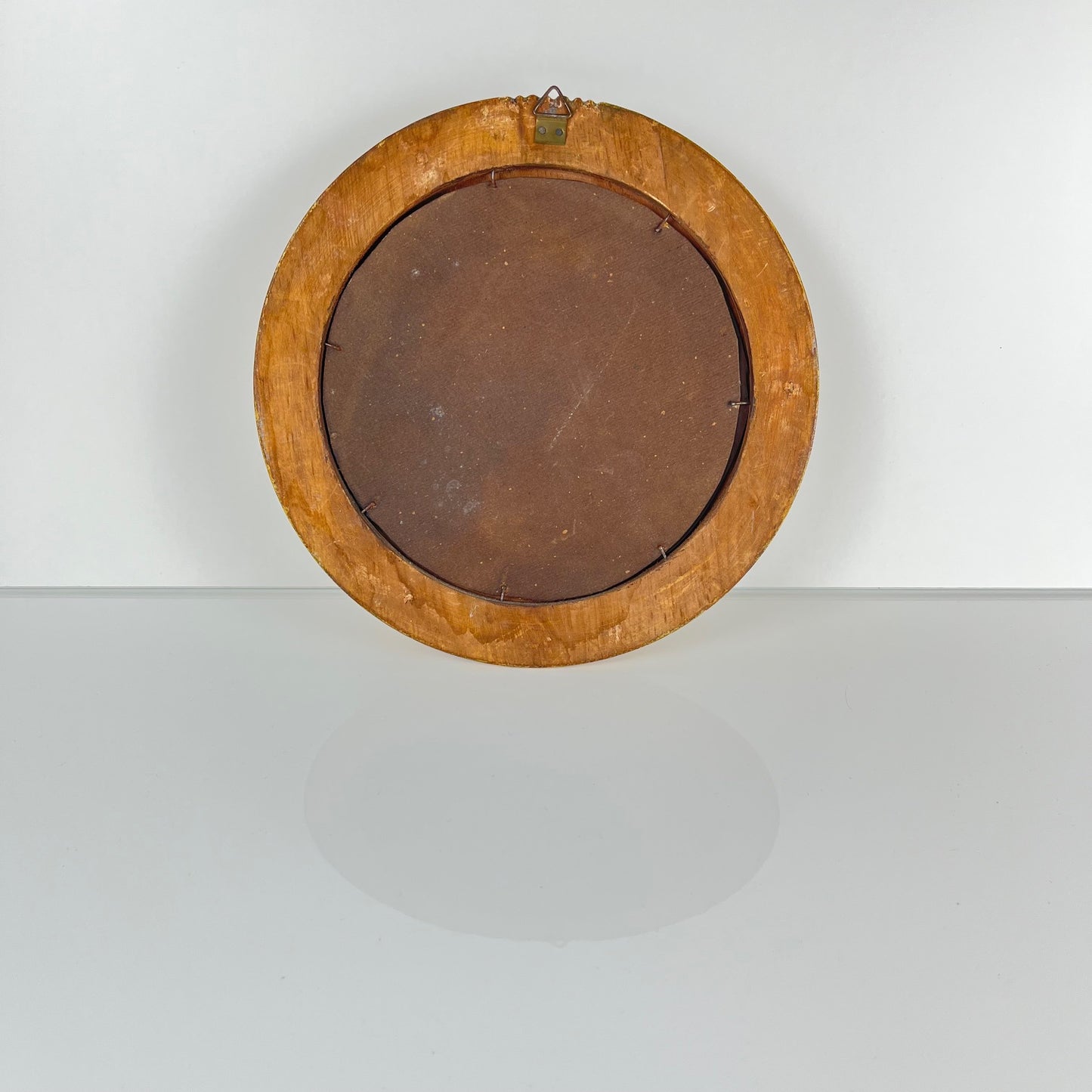 Petit miroir médaillon , XXe, style Louis XV