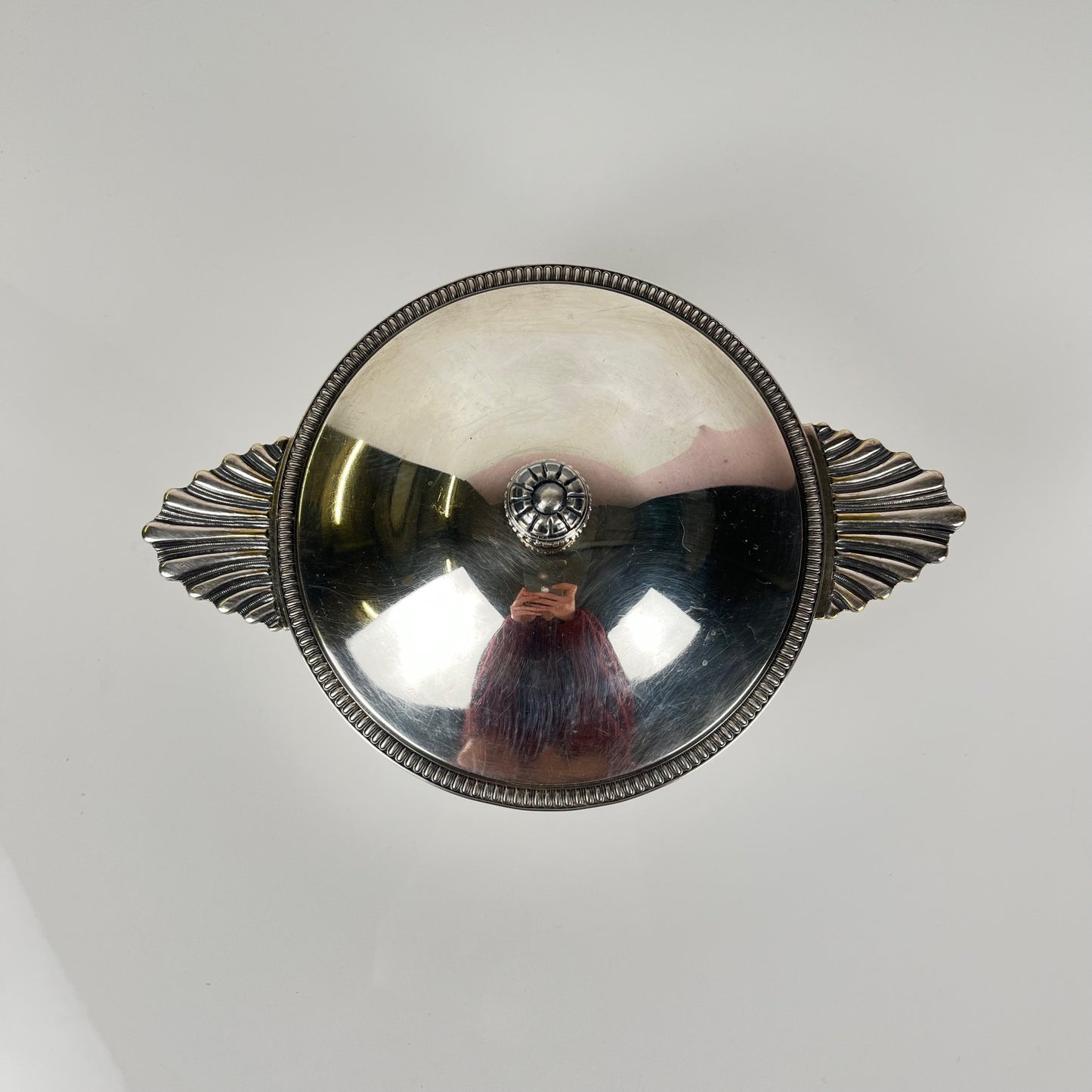 Silver-plated sugar bowl, Art Deco style – 20th century