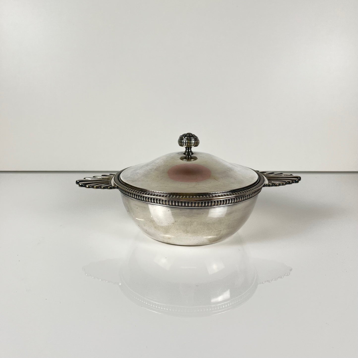 Silver-plated sugar bowl, Art Deco style – 20th century