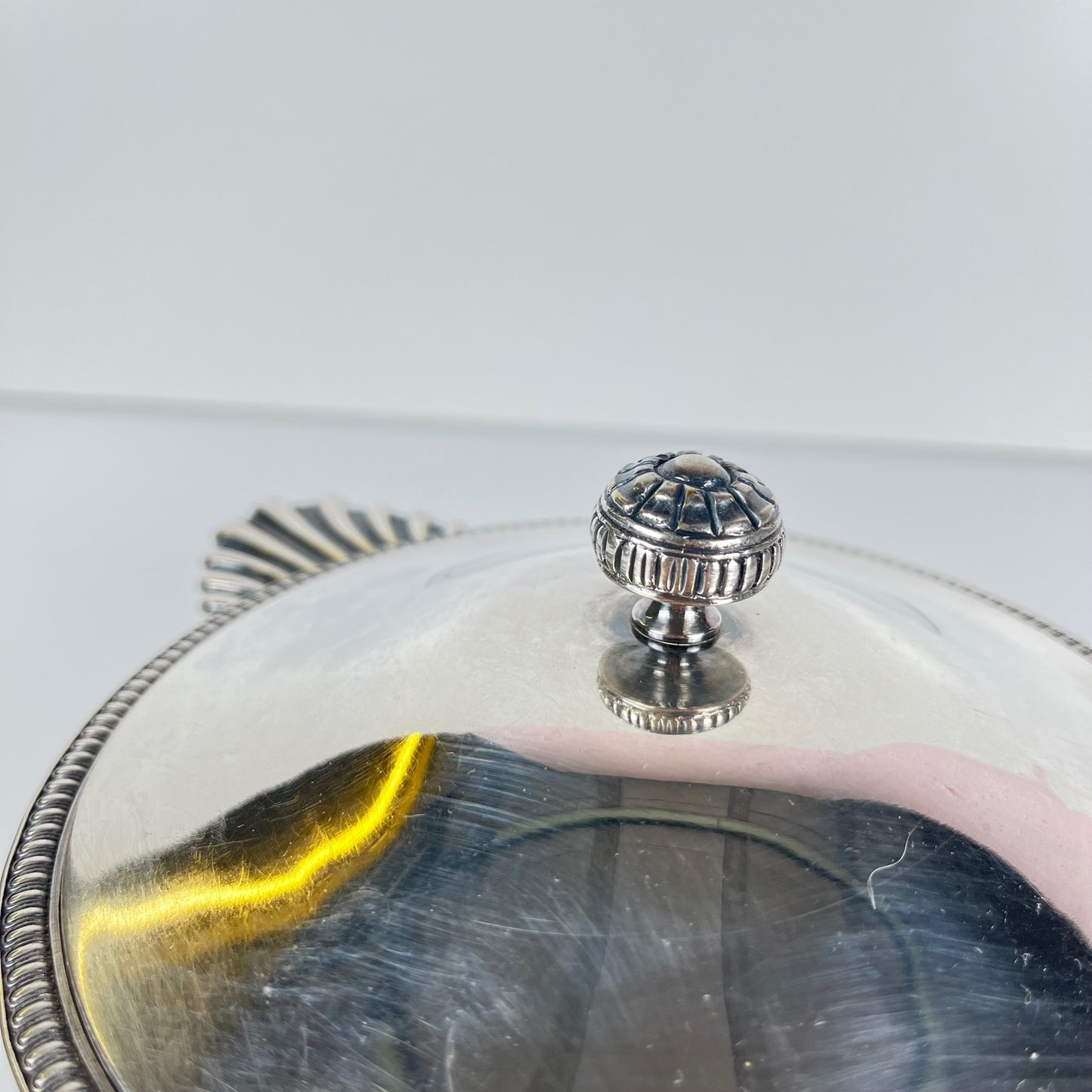 Silver-plated sugar bowl, Art Deco style – 20th century