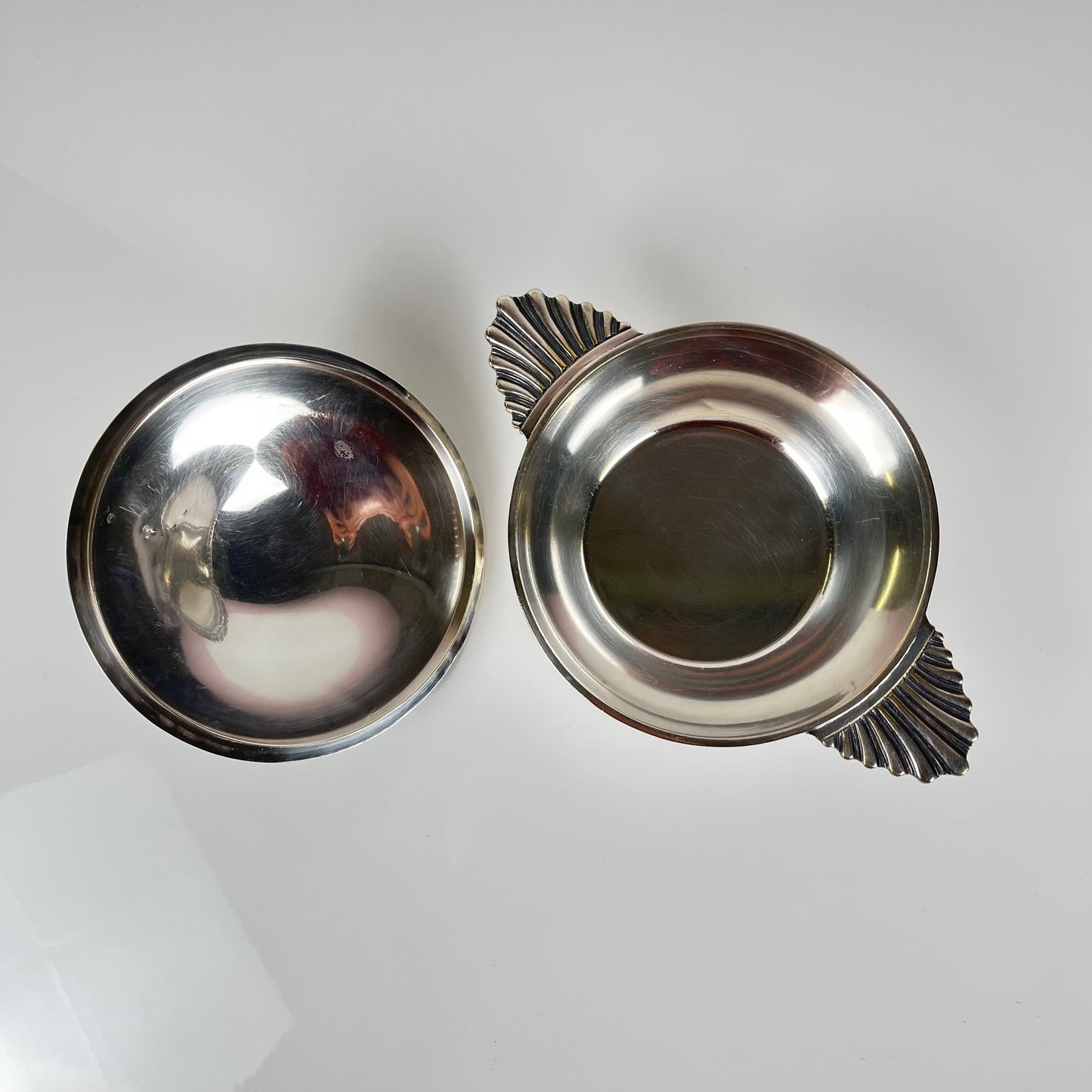 Silver-plated sugar bowl, Art Deco style – 20th century