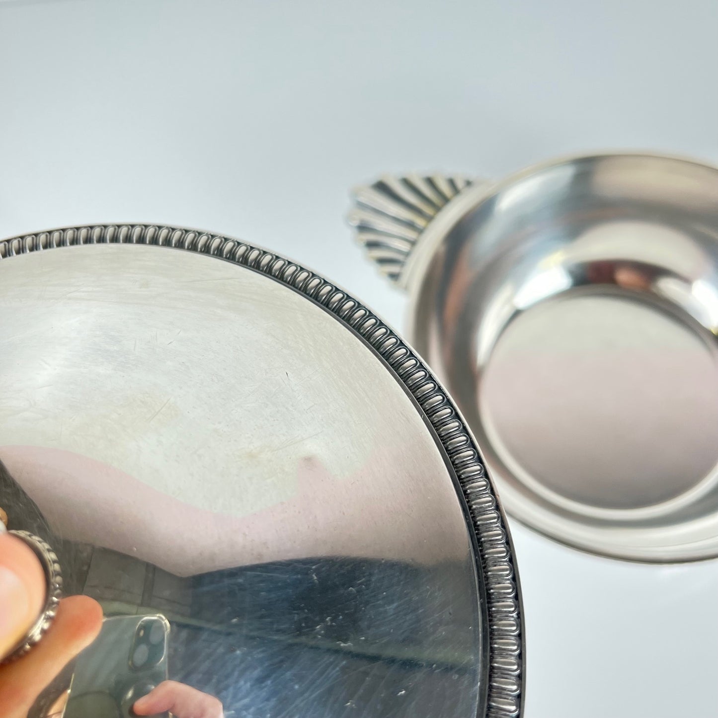 Silver-plated sugar bowl, Art Deco style – 20th century