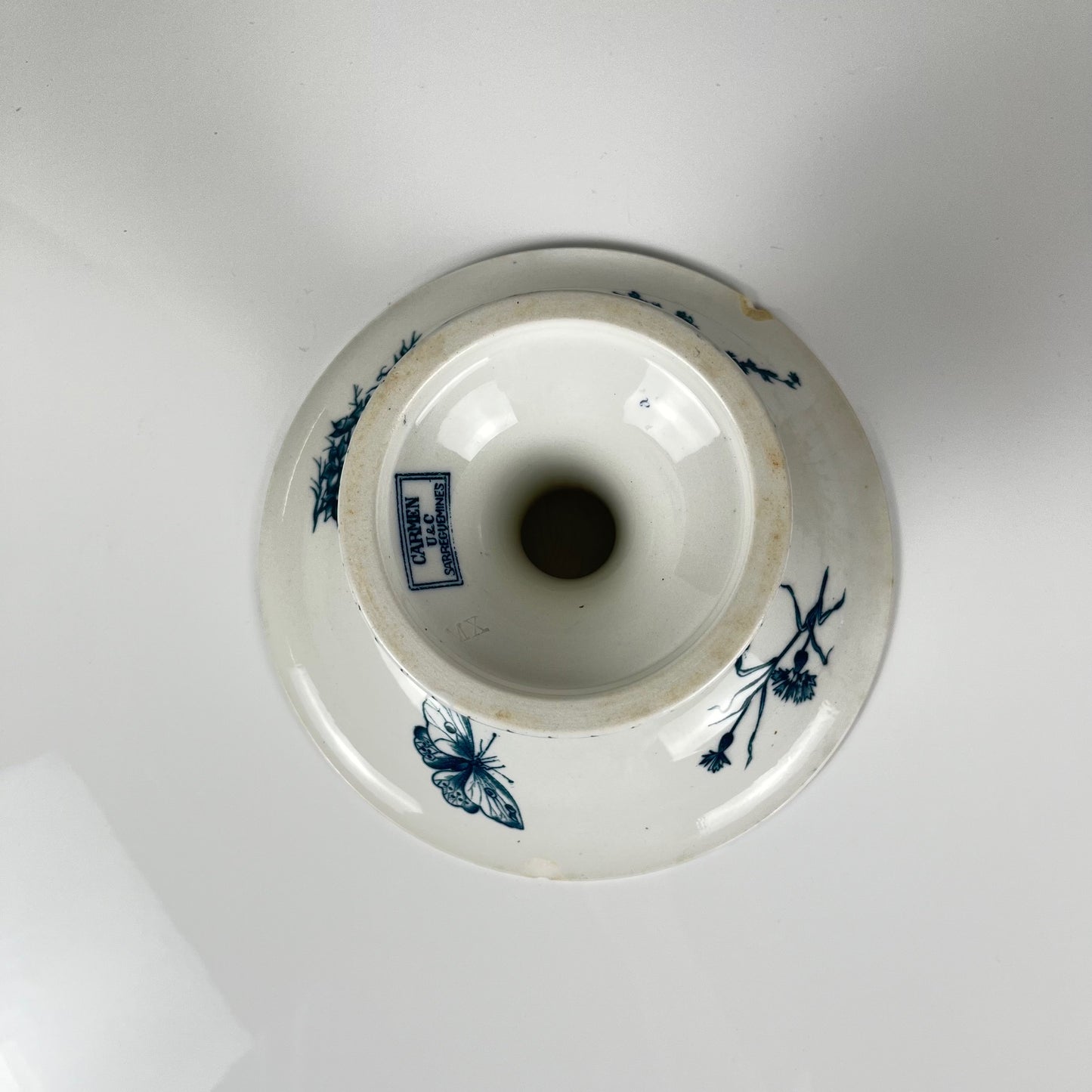 "Carmen" fruit bowl, Sarreguemines, circa 1879 to 1918