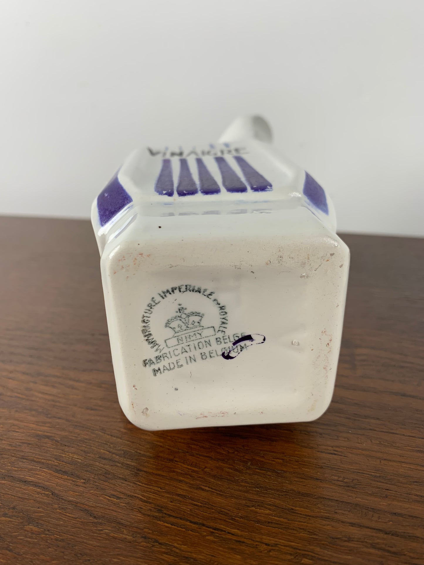 Art Deco oil & vinegar set, Nimy, Belgium, 1930