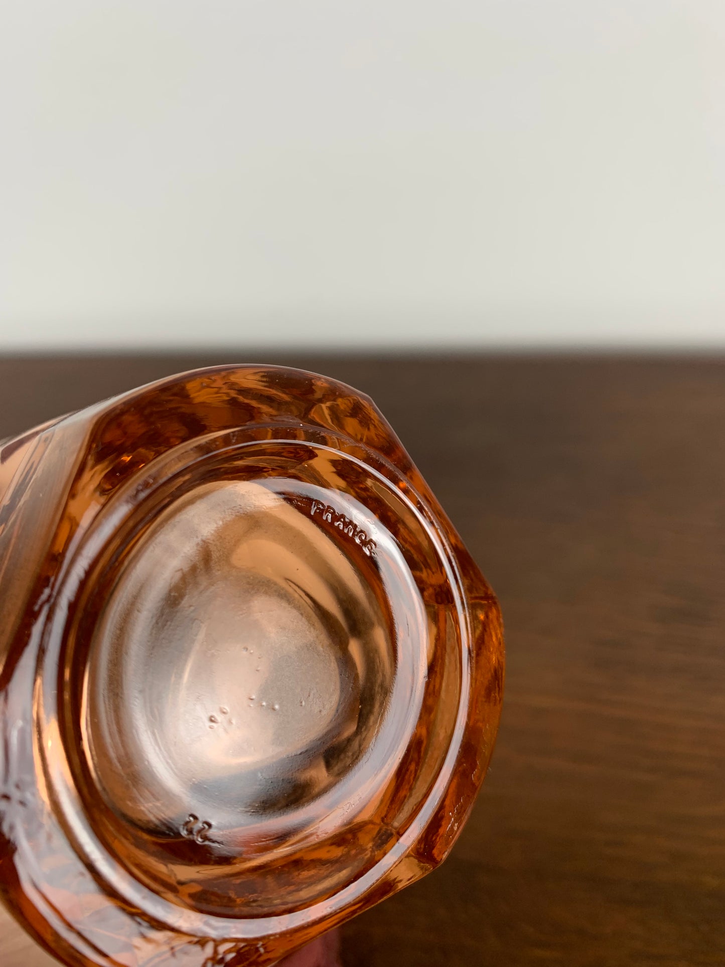 Luminarc Windsor model vase, pink, 1970