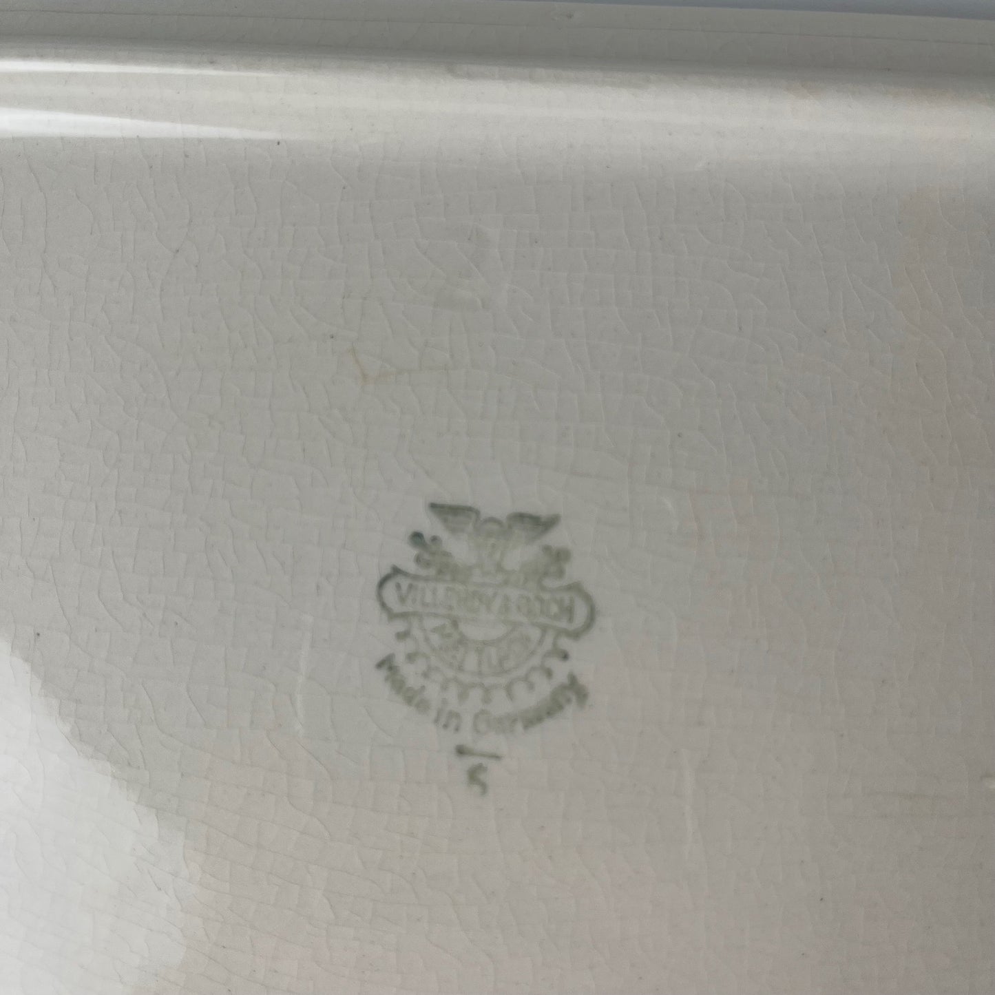 Villeroy & Boch cake dish, circa 1960