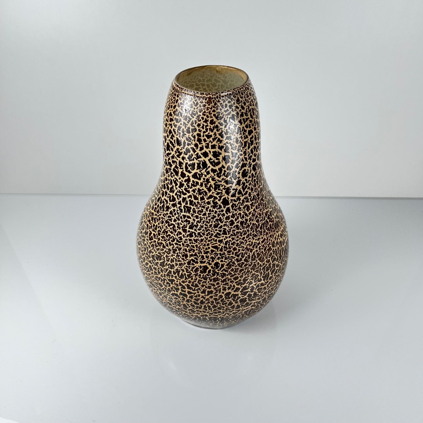 Vase with crackle decoration, Spain, 1990