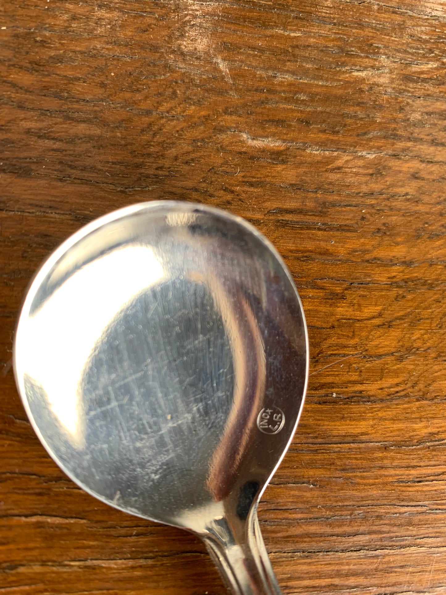 Set of 12 stainless steel ice cream cups with spoon, Letang Remy