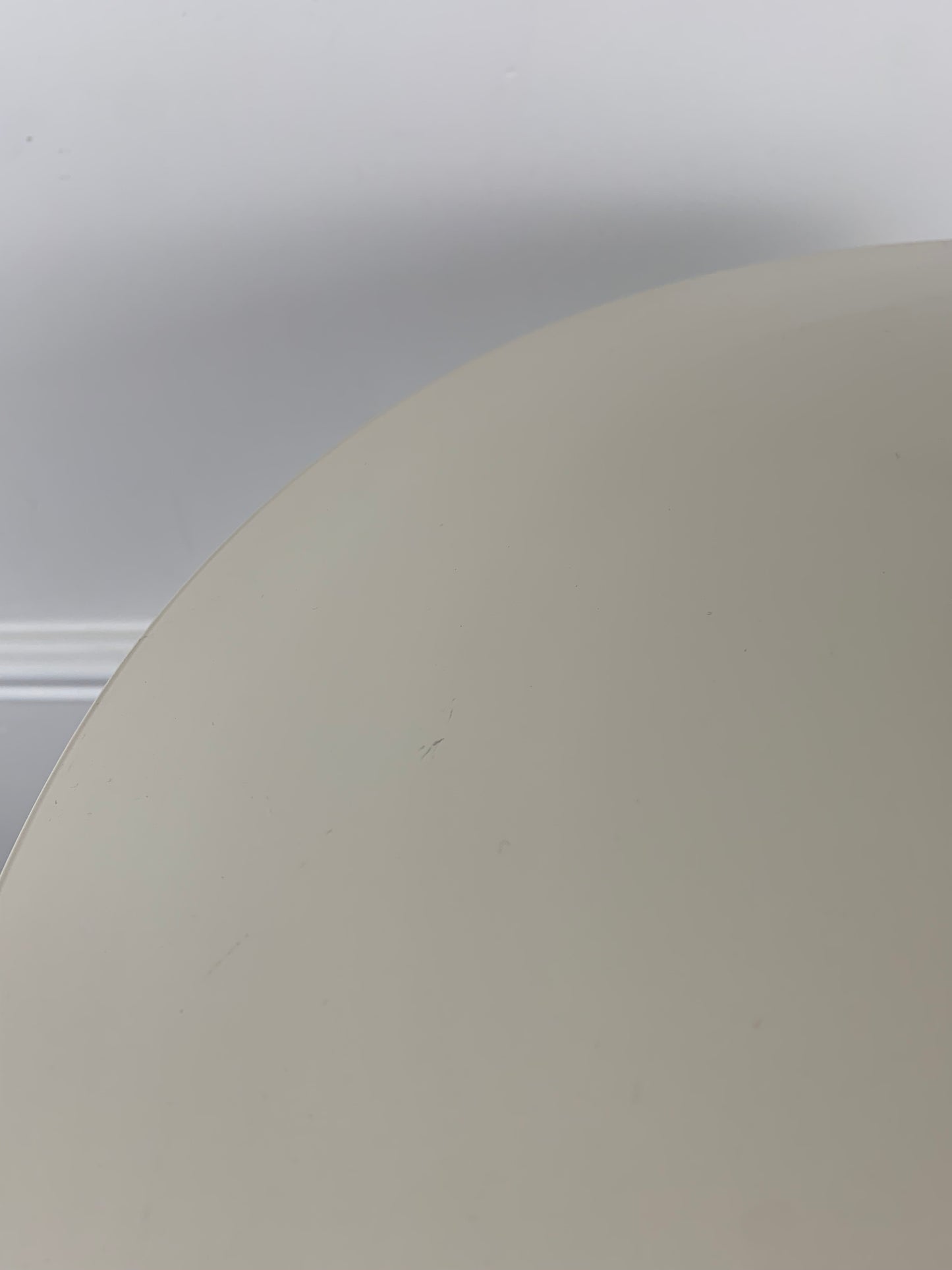 Lampe de sol danoise blanche 1960/70
