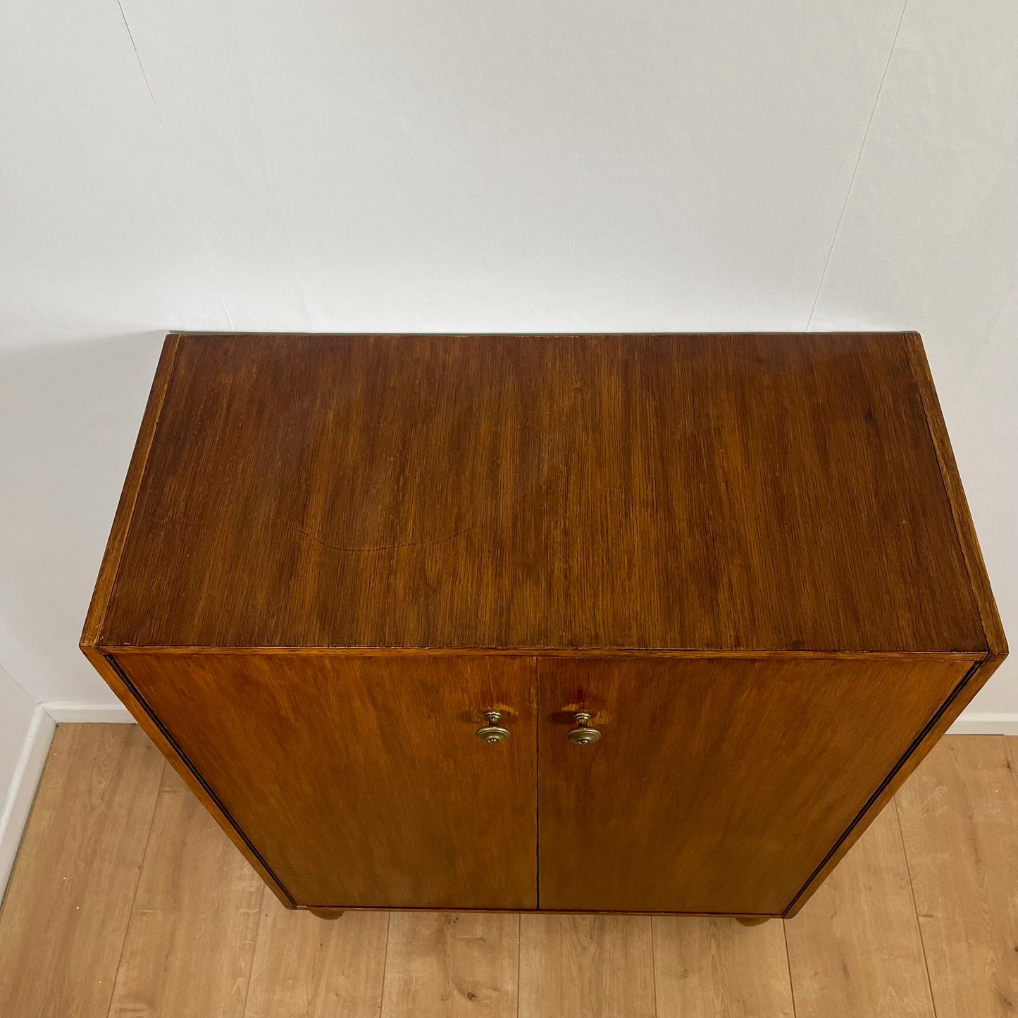 Meuble à chaussure vintage en bois