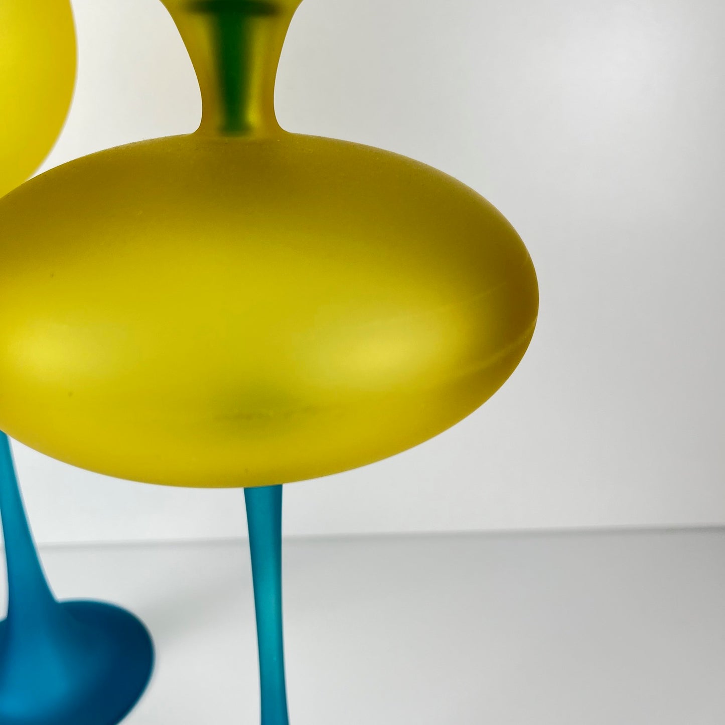 Set de 3 vases sculpturaux en verre de Murano par Cesare Toffolo, Italie, 1990s