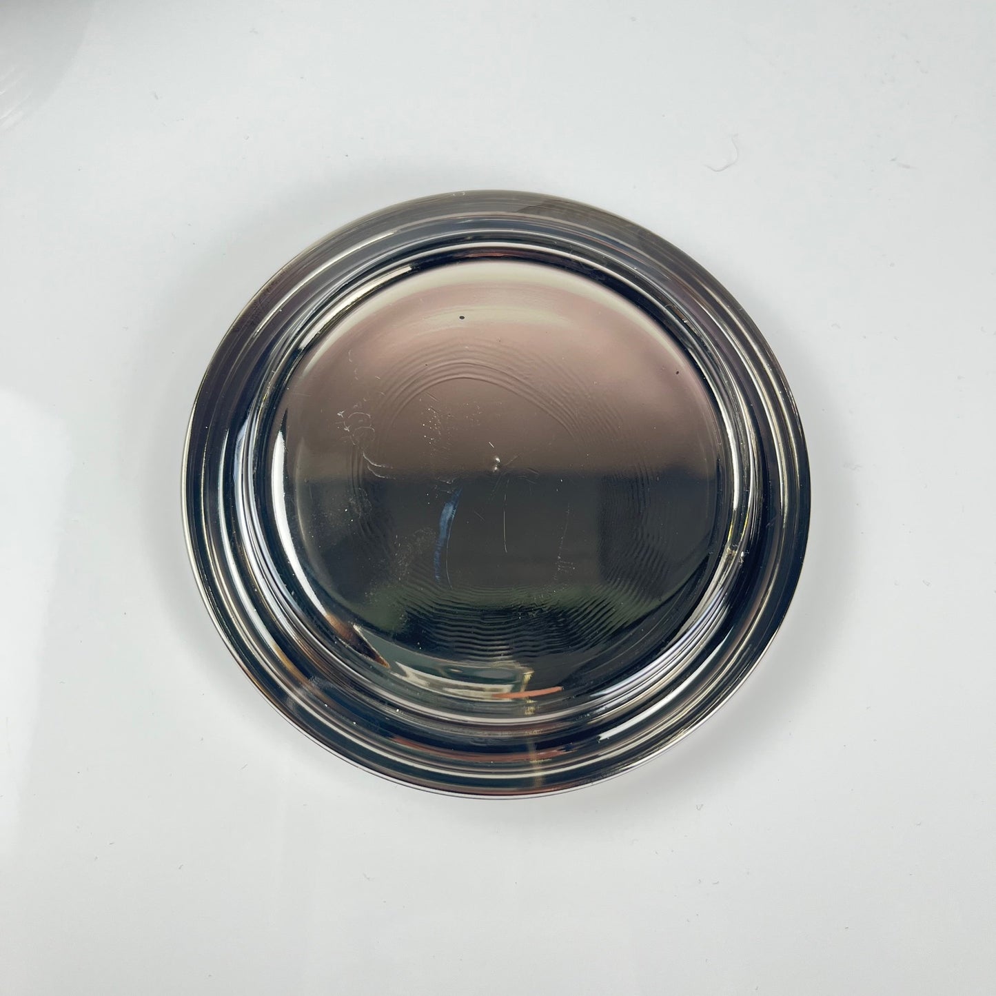 Set de 6 dessous de verre en inox et verre