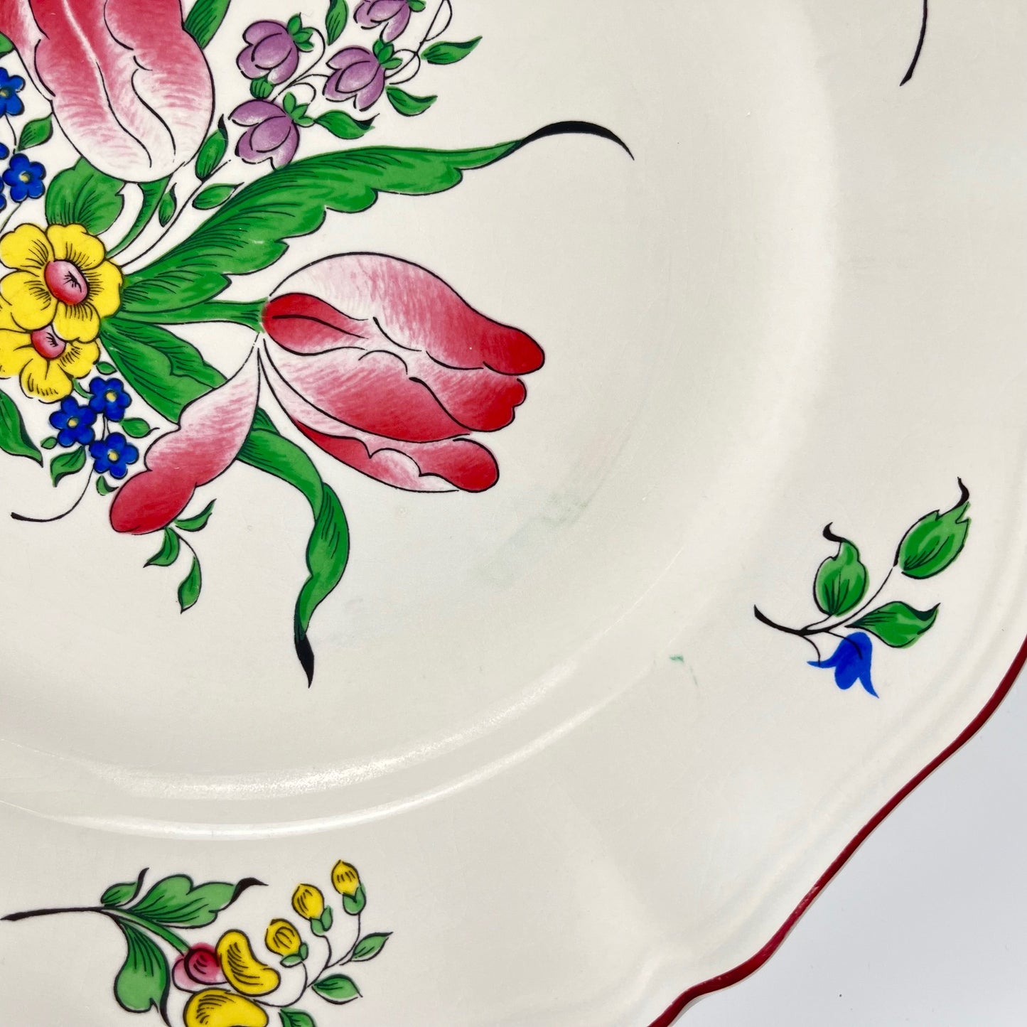 Assiettes plates KG Luneville – modèle Réverbère