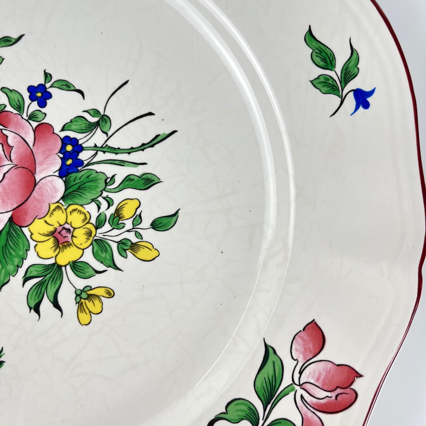Assiettes plates KG Luneville – modèle Réverbère