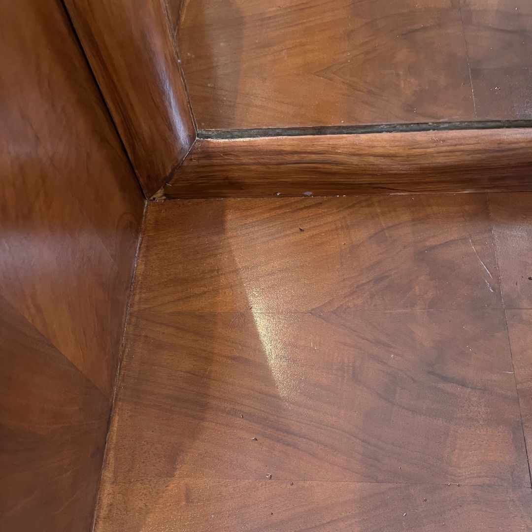 Coiffeuse - Meuble d'entrée en placage noyer, 1940