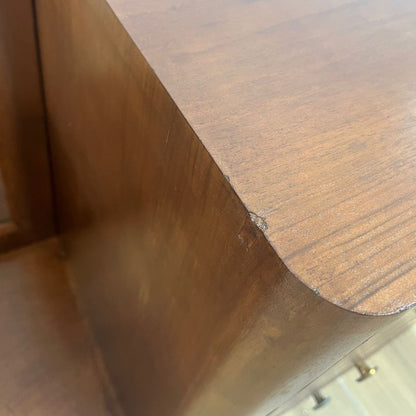 Coiffeuse - Meuble d'entrée en placage noyer, 1940