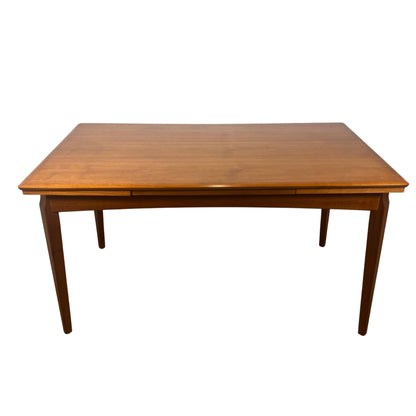 Table à manger extensible en teck par LB Kofod Larsen, MCM