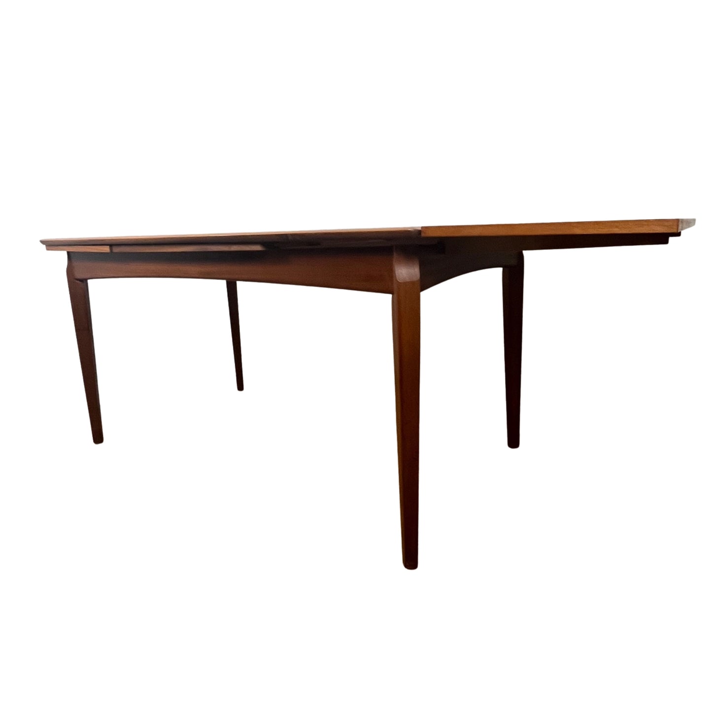 Table à manger extensible en teck par LB Kofod Larsen, MCM