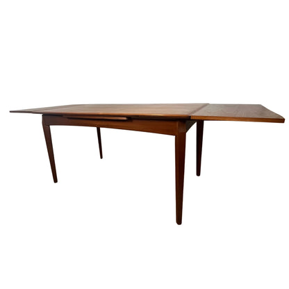 Table à manger extensible en teck par LB Kofod Larsen, MCM