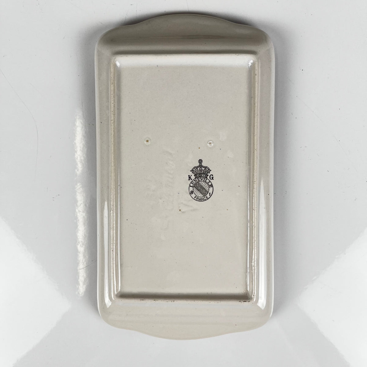 Beurrier KG Lunéville modèle Réverbère , faience