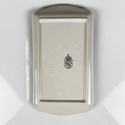 Beurrier KG Lunéville modèle Réverbère , faience