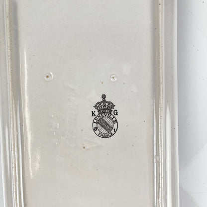 Beurrier KG Lunéville modèle Réverbère , faience