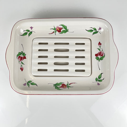 Plat à asperge, Modèle Réverbère par KG Lunéville