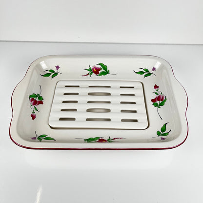 Asparagus Platter, Réverbère Pattern by KG Lunéville