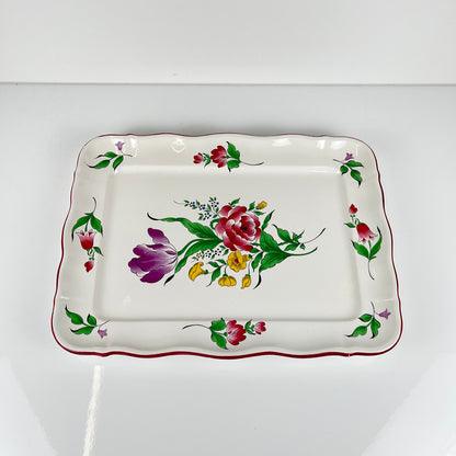 Plat rectangulaire Modèle Réverbère par KG Lunéville