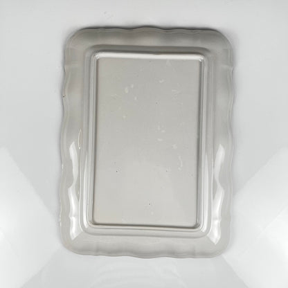 Plat rectangulaire Modèle Réverbère par KG Lunéville