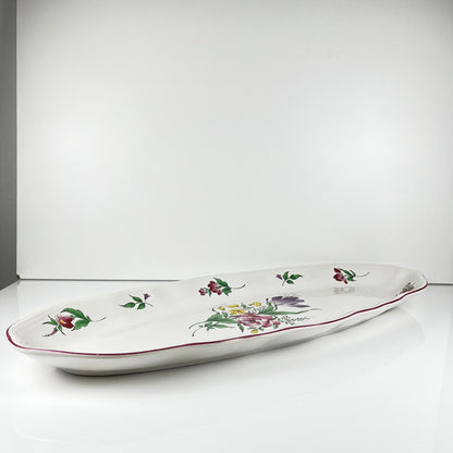 Large fish platter, Réverbère model, by KG Lunéville