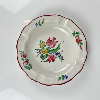 Ashtray, Lantern Model by KG Lunéville, tulip pattern