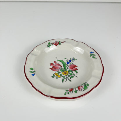 Ashtray, Lantern Model by KG Lunéville, tulip pattern