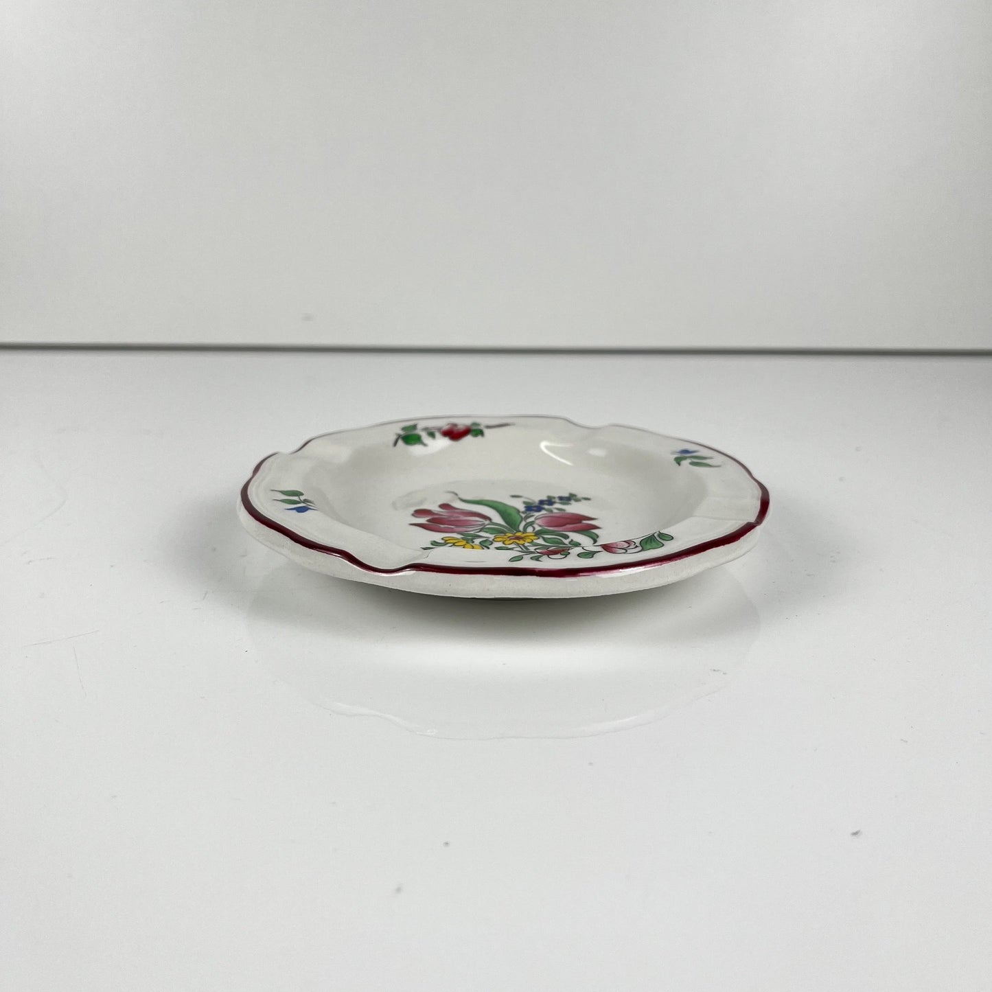Ashtray, Lantern Model by KG Lunéville, tulip pattern