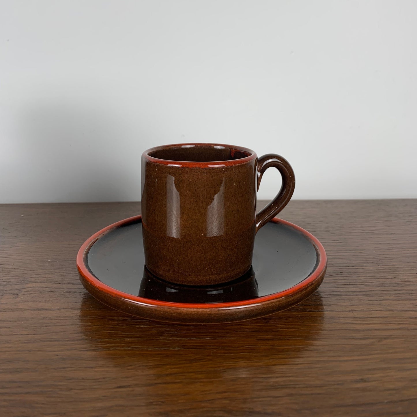 6 coffee cups with saucers, Toreboda Sweden, 1960