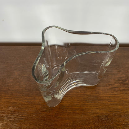 Vase en verre dans le style de Alvar Aalto, 1970