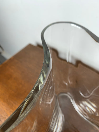 Vase en verre dans le style de Alvar Aalto, 1970