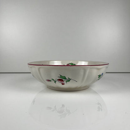 Small salad bowl, 'Réverbère' model by KG Lunéville, tulip pattern