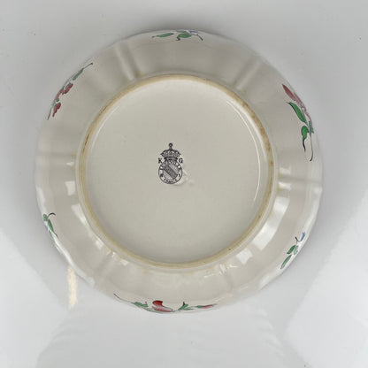 Small salad bowl, 'Réverbère' model by KG Lunéville, tulip pattern