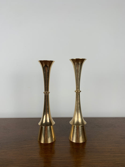 Candle holder duo. Att. to J.H.Quistgaard, 1960