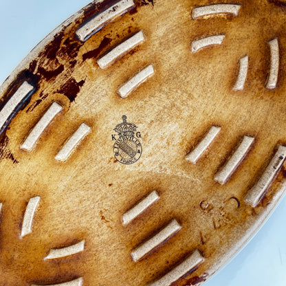 Culinary dish (for oven), Reverbère model by KG Lunéville, tulip pattern